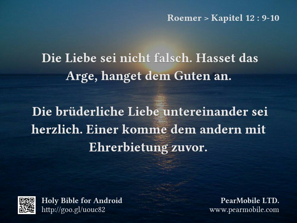 Roemer, Kapitel 12:9-10